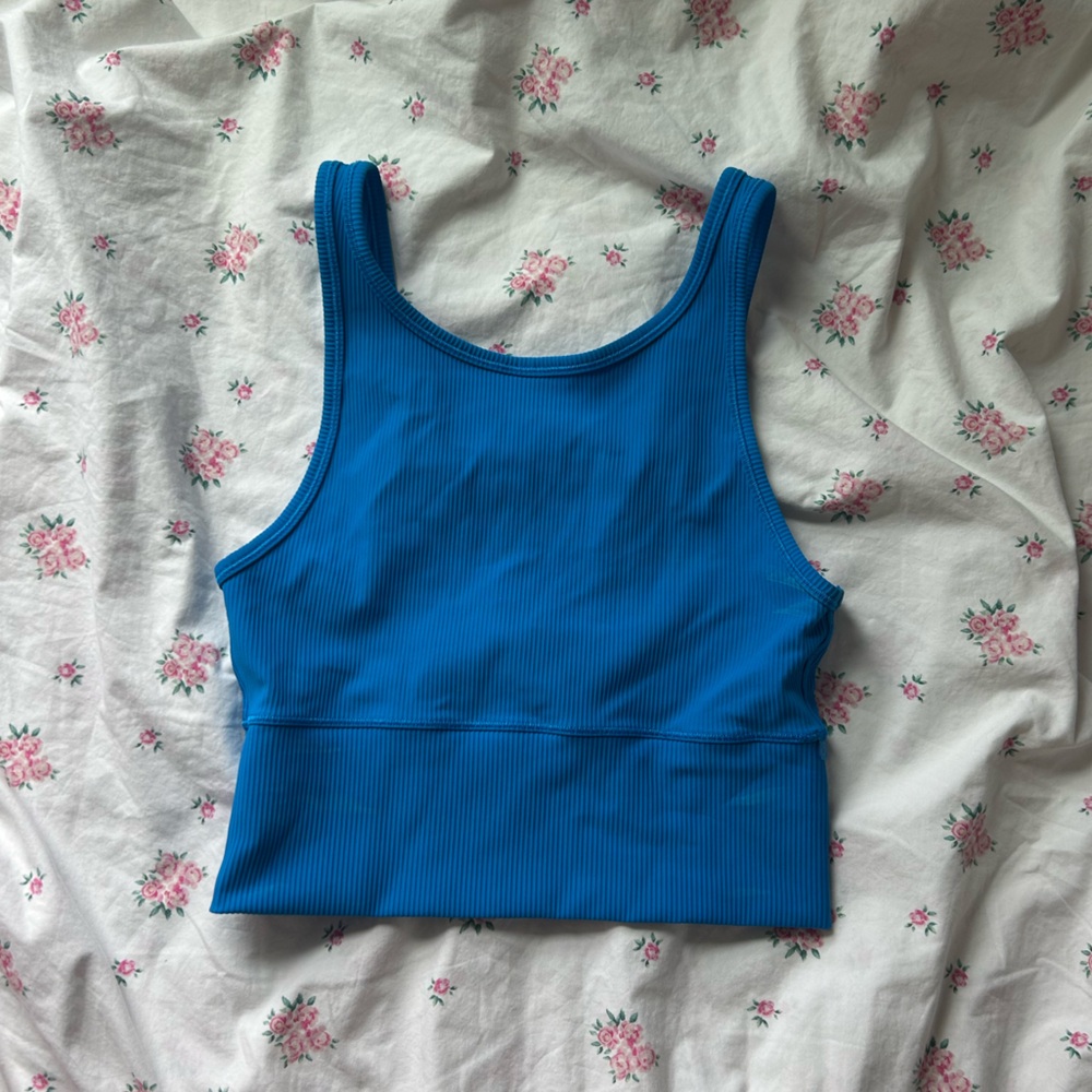 Lululemon Power Pivot Ribbed Tank Poolside